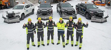 Fahrzeuge von ARA Winterdienst in Worms